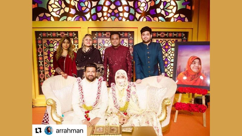 AR Rahman’s Daughter Khatija Rahman Gets Married to Riyasdeen Shaik Mohamed, Rahman Shares Pic