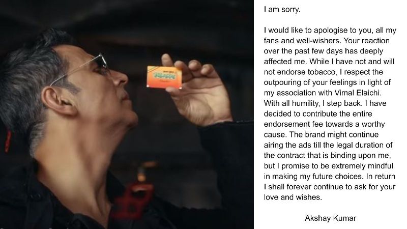 Akshay Kumar Says Sorry For Promoting Pan Masala Brand After Sparking Controversy Shiksha News