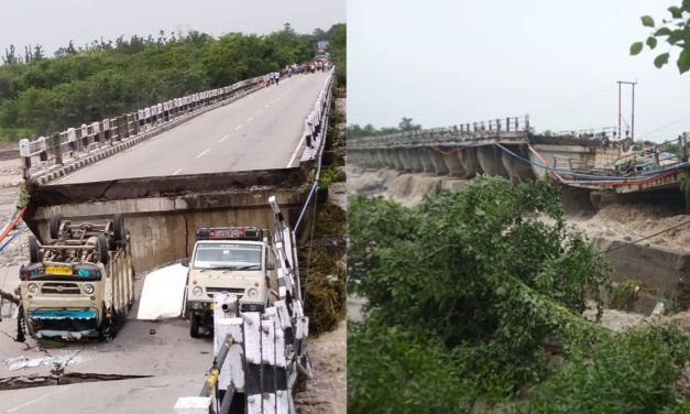 Uttarakhand: Video of Massive Dehradun-Rishikesh Bridge Collapsing Shows Wrath of Nature