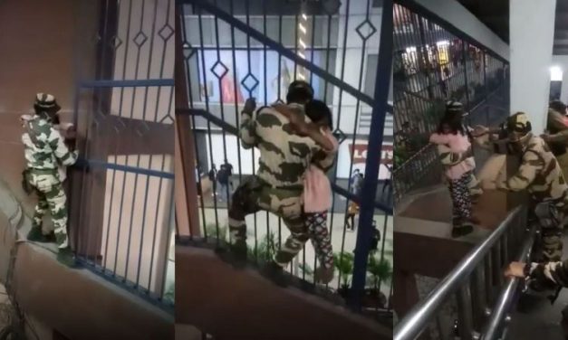 Caught on Cam: CISF Personnel Rescues 8-Year-Old Girl Stuck at 25 Ft Above Ground at Delhi Metro Station