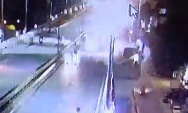 Bengaluru Flyover Accident: CCTV Footage Shows 2 People Thrown Off By Speeding Car