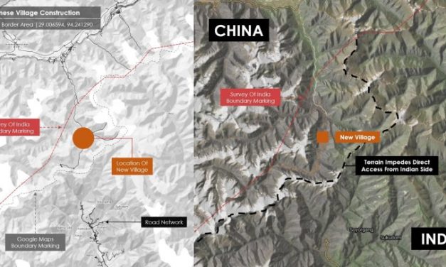 China Constructs Second Village Near Arunachal Border, Satellite Image Shows Cluster of Over 50 Buildings