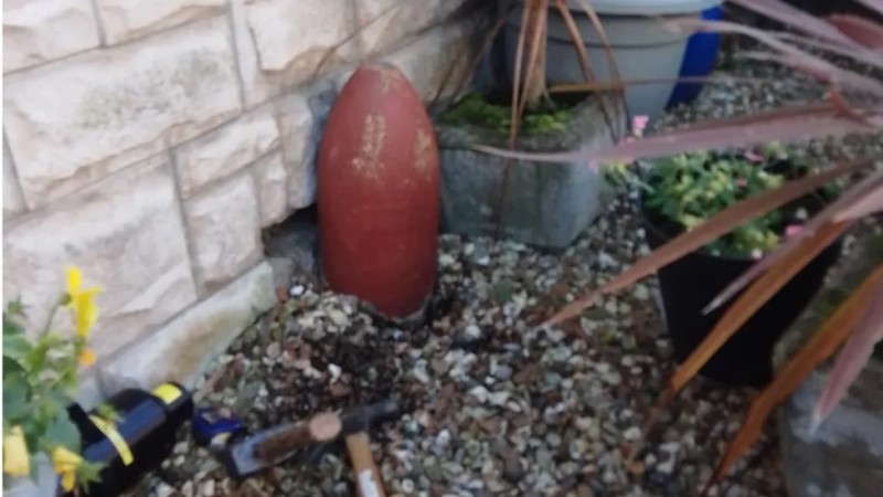 Couple’s Century-Old ‘Garden Ornament’ Turns Out to be Live Naval Bomb