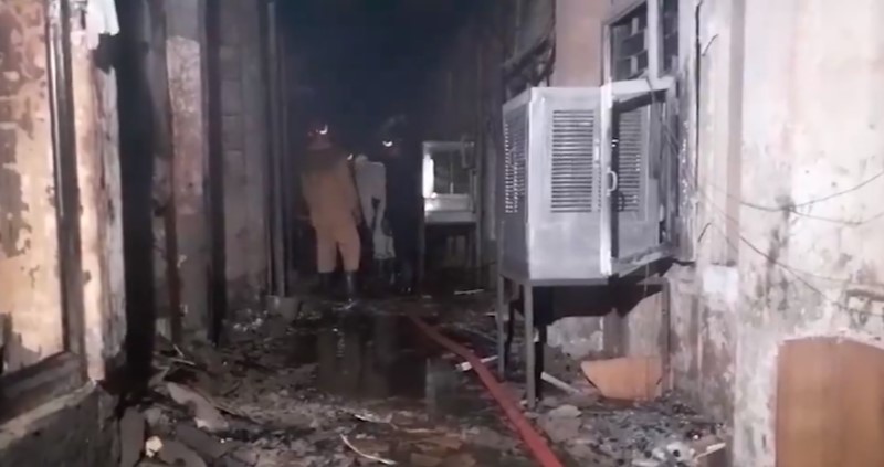 Devastating Fire Ravages Kashmere Gate Metro Police Station in Delhi
