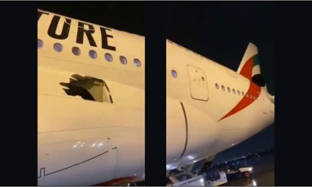 Emirates Plane Flies for 14 Hours with a Huge Hole on Side, Passenger Heard ‘Loud Bang’ During Flight