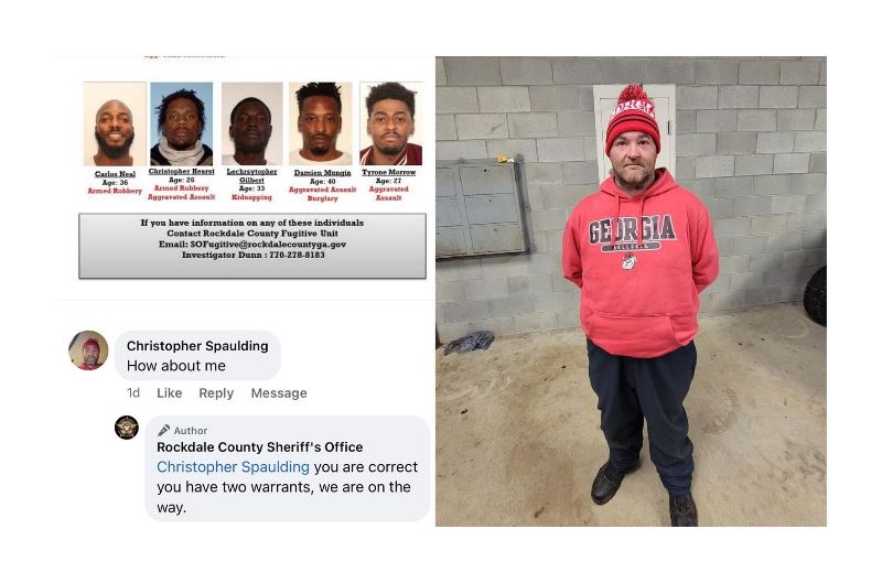 Georgia Man Gets himself Arrested, Asks “How About Me” on ‘Most Wanted List’ Facebook Post