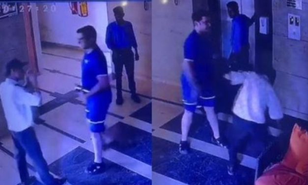 Video | Gurugram Man Gets Rescued from Lift, Rewards Security Guard with Slap & Abuses, Arrested