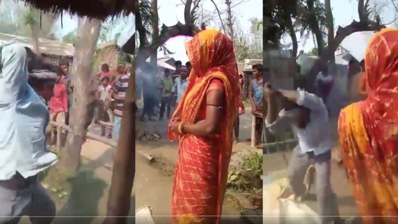 NCW Seeks Action After Video of Bihar Woman Getting Thrashed with Iron Rod Over Suspicion of Extramarital Affair Goes Viral