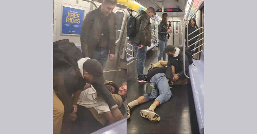 Former Marine Strangles Homeless Man to Death On A NYC Subway [VIDEO]