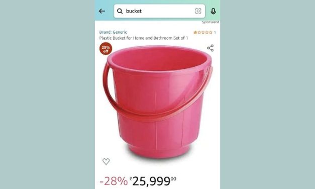 Netizens Not Too Happy with Amazon Selling Red Plastic Bucket for Rs 25,999 on EMI!