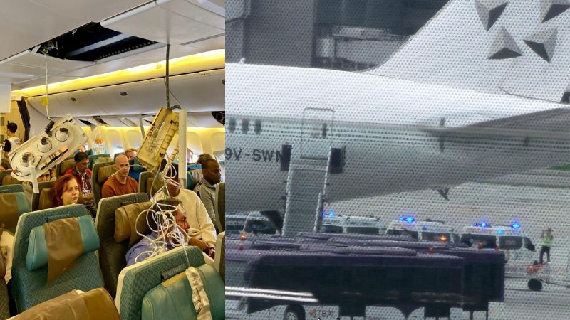 Passenger Fatality and Multiple Injuries in Severe Turbulence Incident on Singapore Airlines Flight