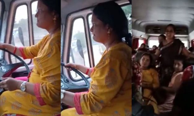 Caught on Cam: Pune Super-Woman Takes Control of Bus After Driver Falls Unconscious, Drives 10km to Save Life