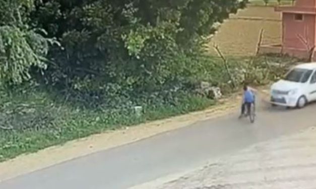 Rajasthan Hit and Run: Video Shows Speeding Car Mowing Over Children on Bicycle