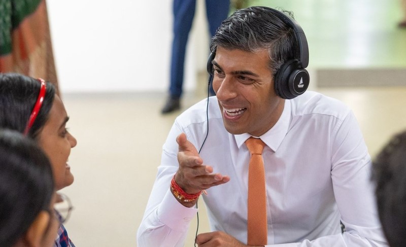 UK PM Rishi Sunak Spotted Wearing Indian Brand boAt Headphones During Visit