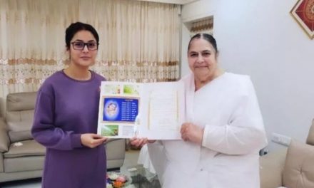 Shehnaaz Gill Celebrated her Birthday with Brahma Kumaris, Received a Token of Love on her Big Day