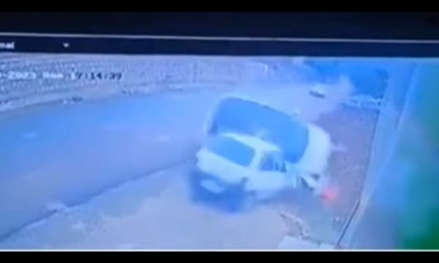 Shocking Video Shows Speeding Car Colliding with another Car in J&K’s Rajouri