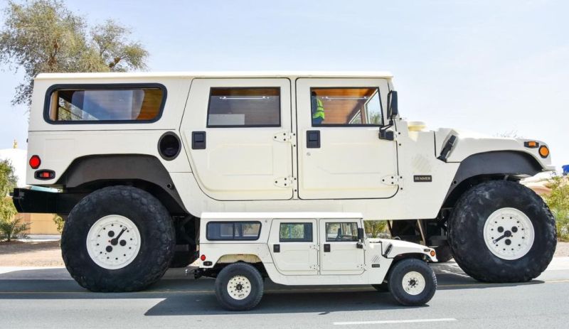 UAE Sheikh Builds World’s Biggest Hummer – Stands 21ft Tall, Two Storeys Interior Includes Sink, Toilet