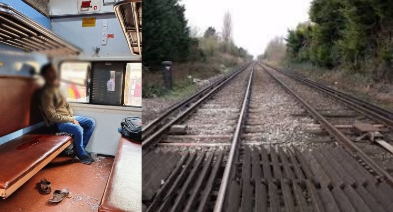 UP Freak Accident – Neelanchal Express Passenger Dies in Train After Iron Rod Pierces Through Neck