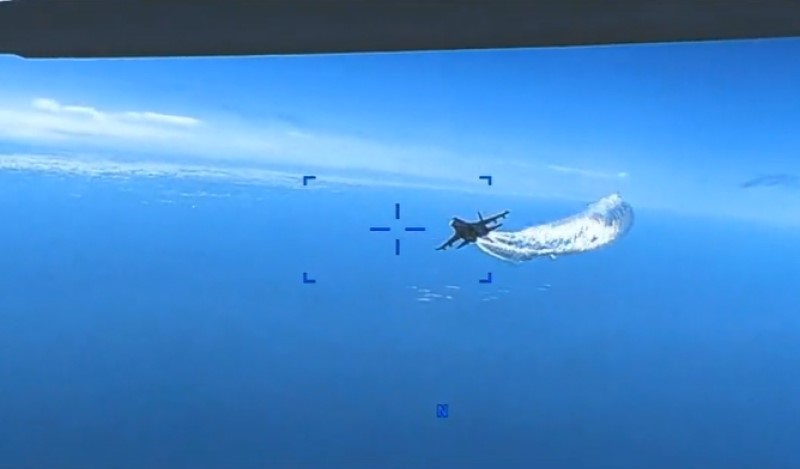 Video | US Releases Footage of Russian Jet Colliding into its Drone