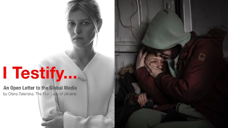 Ukraine First Lady Writes Open Letter – Warns “No Place Safe” if Putin Not Stopped, Asks “Close the Sky”