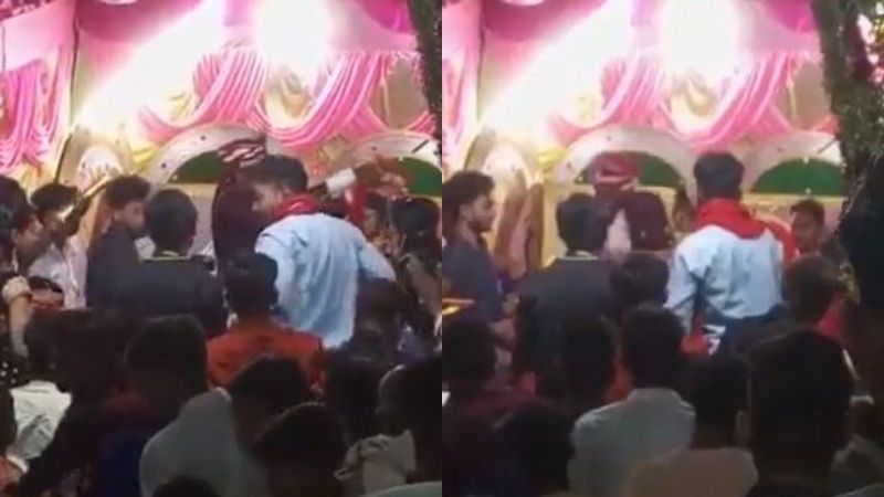 Caught on Cam: Uttar Pradesh Bride Slaps Groom Twice as he Garlands her, Video Goes Viral
