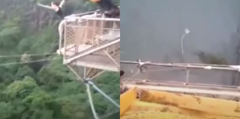 Woman Falls 360ft in Bungee Jumping Mishap as Cord Snaps, Lives to Tell the Tale of Joking About Death| Video