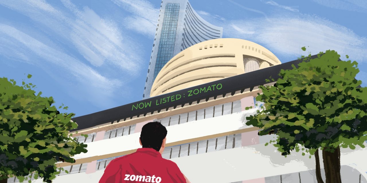 Zomato Listing: FoodTech Giant Makes Brilliant Start – Priced at Rs. 116, 53% premium